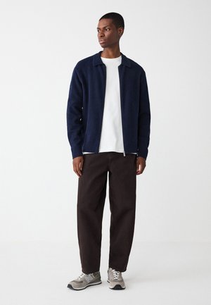 Next ZIP THROUGH FIT - COSY - Vest - navy blue