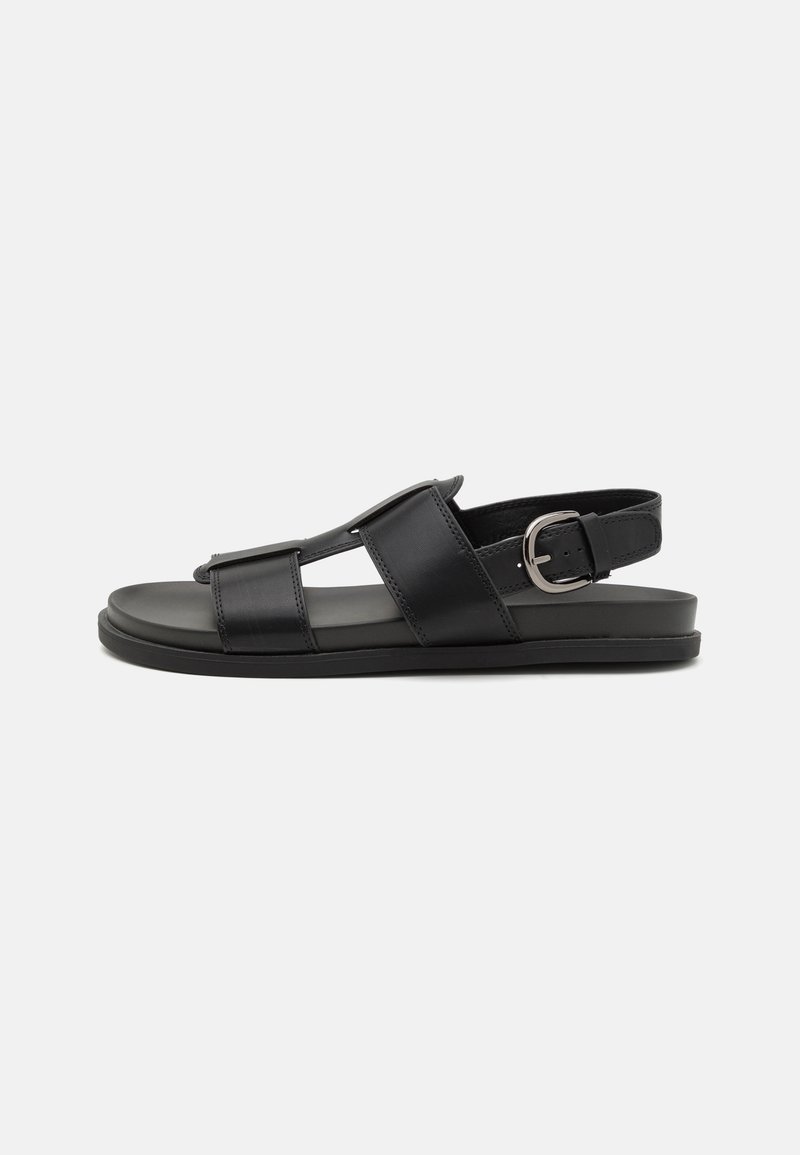 Pier One - UNISEX - Sandale - black, Extindeți