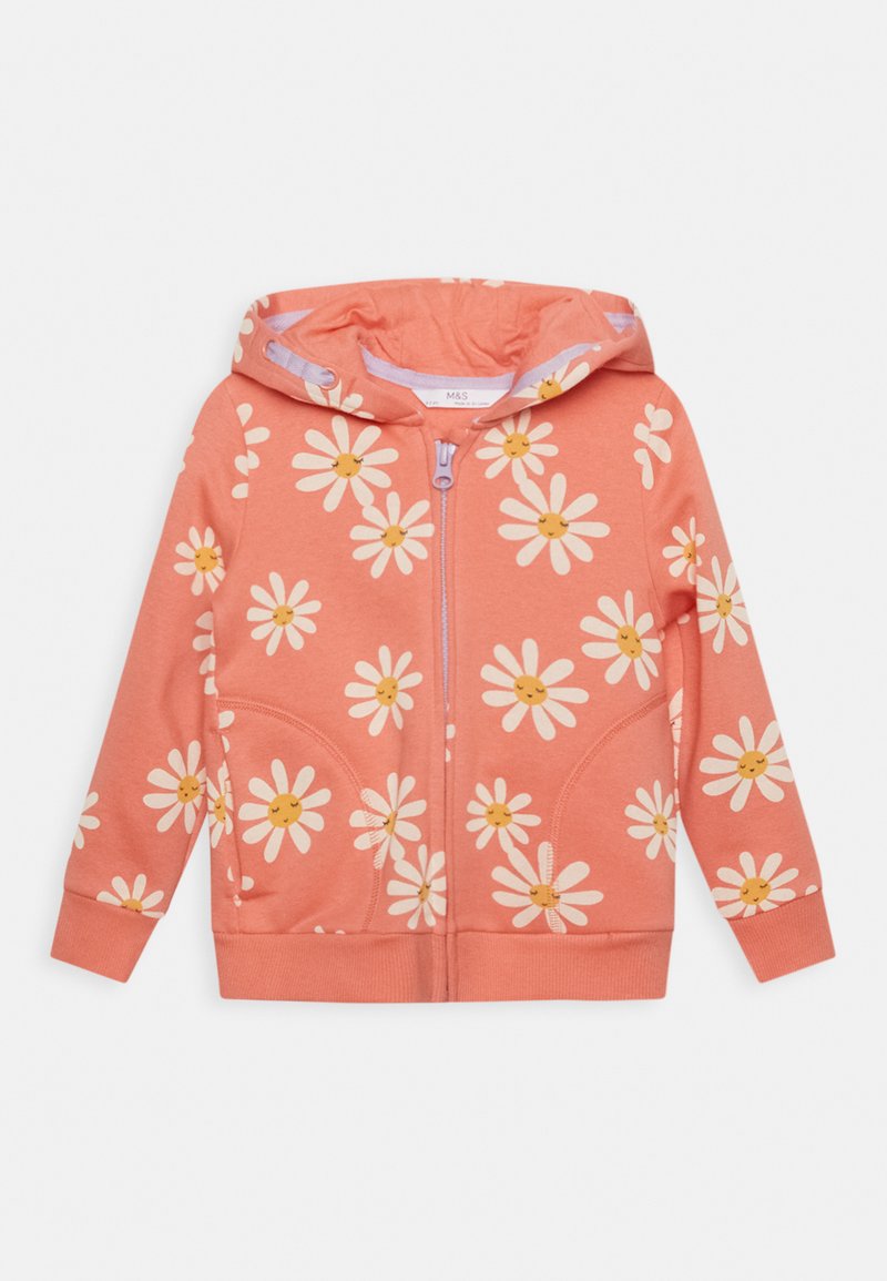 Marks & Spencer DAISY HOODIE Mikina na zip coral/korálová Zalando.cz