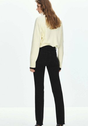 Mango, ADULT - Jean droit - black denim