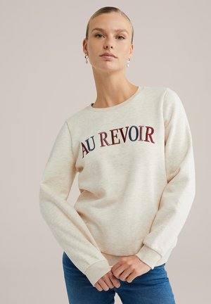WE Fashion Felpa - beige