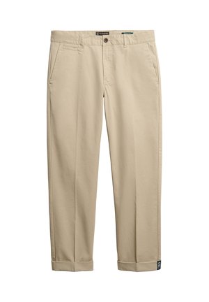 Superdry & Co, SUPERDRY PREMIUM REGULAR CHINOS.. - Chino - sandstone brown