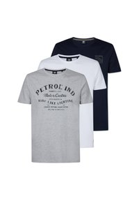 Petrol Industries 3 PACK - T-shirt print - diverse