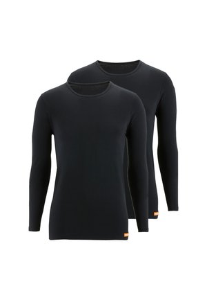 2ER PACK   - Maglietta intima - schwarz