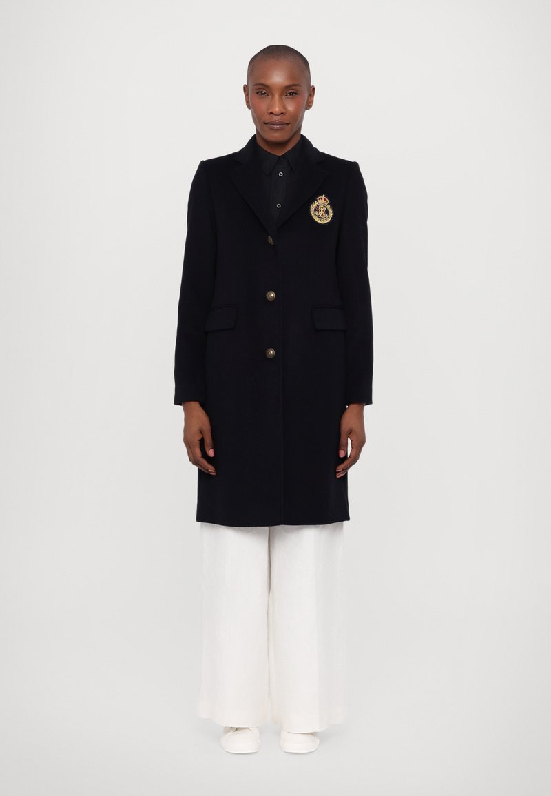 Lauren Ralph Lauren CREST PATCH WOOL BLEND COAT - Klasičan kaput - regal navy