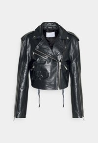 TORINO - Veste en cuir - black