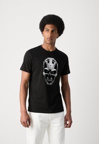 Antony Morato WITH FLOCK AND INJECTION LOGO - Camiseta estampada - black