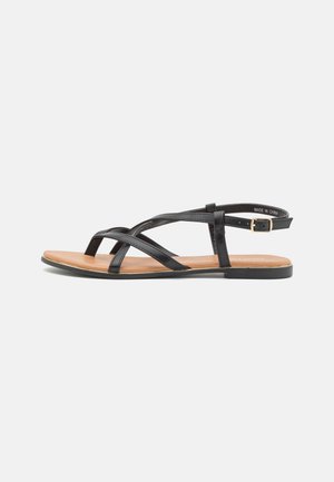 T-rihmaga sandaalid - black