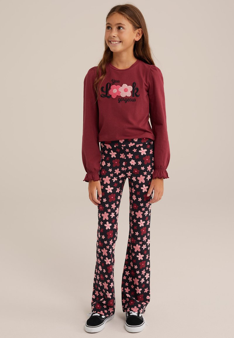 WE Fashion Legíny – nohavice - red