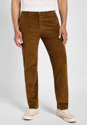 Lee, REGULAR CHINO - Stoffhose - braun