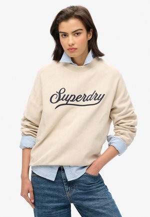 COUNTRY CLUB HERRINGBONE CREW - Jersey de punto - off grey