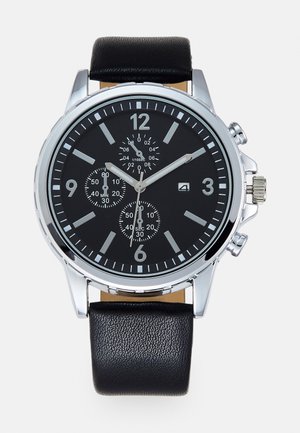 Horloge - black/silver-coloured