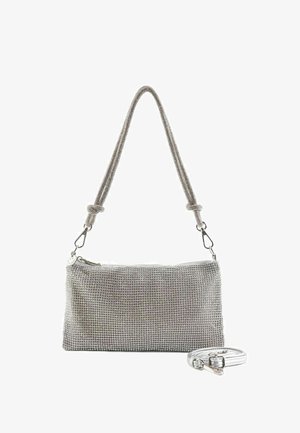 Seidenfelt Handtasche - silver
