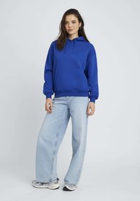 BZB Sweat à capuche - bleu foncé