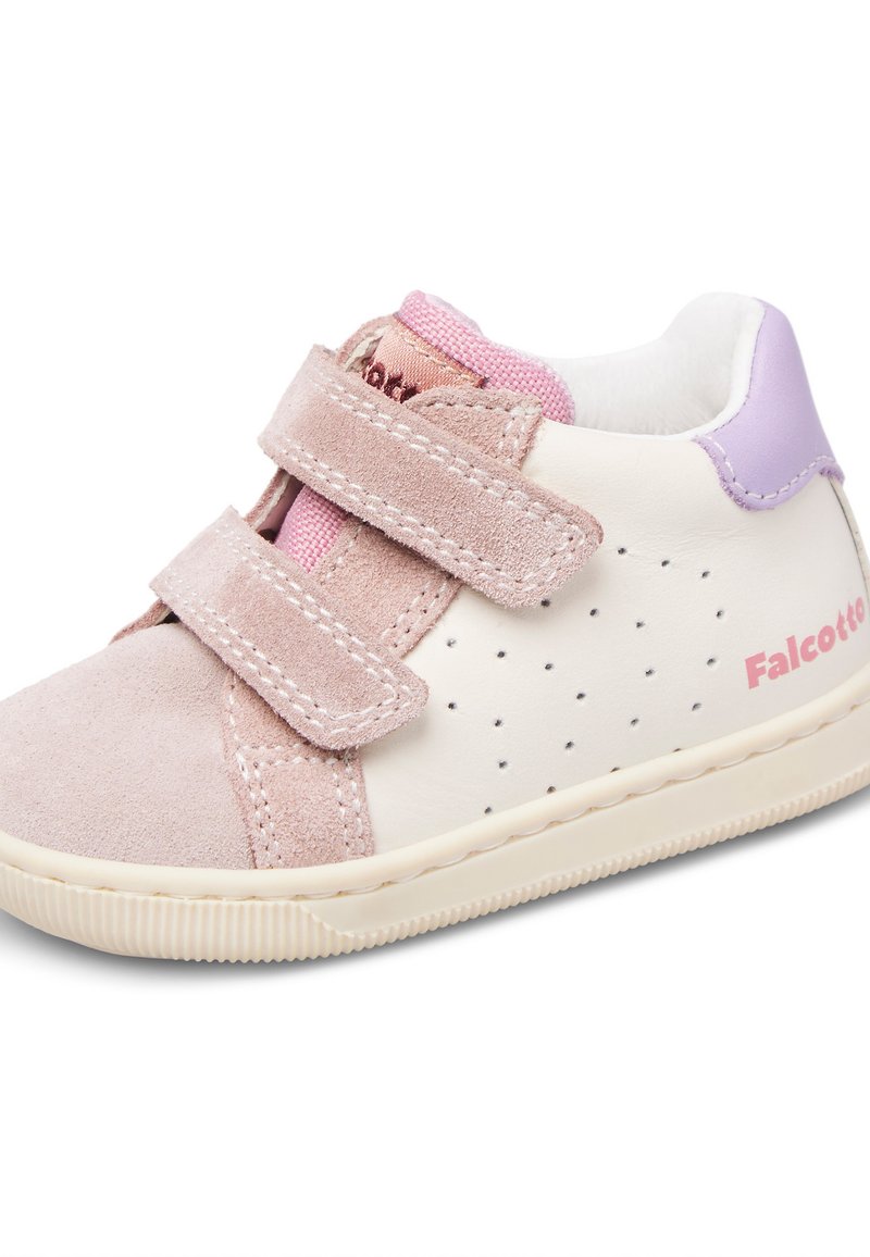 Scarpe Bambina Falcotto Kiner VL - Colore Rosa-Fucsia, Suola Antiscivolo, Chiusura A Doppio Velcro | Sneaker Primi Passi