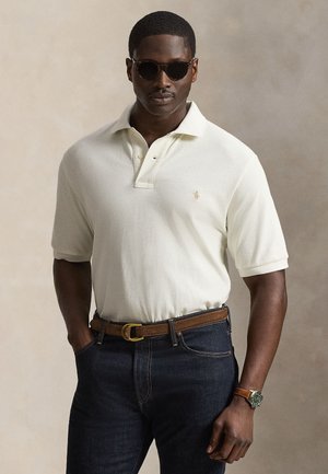 Polo Ralph Lauren Big & Tall THE ICONIC MESH POLO SHIRT - Polokošeľa - parchment cream