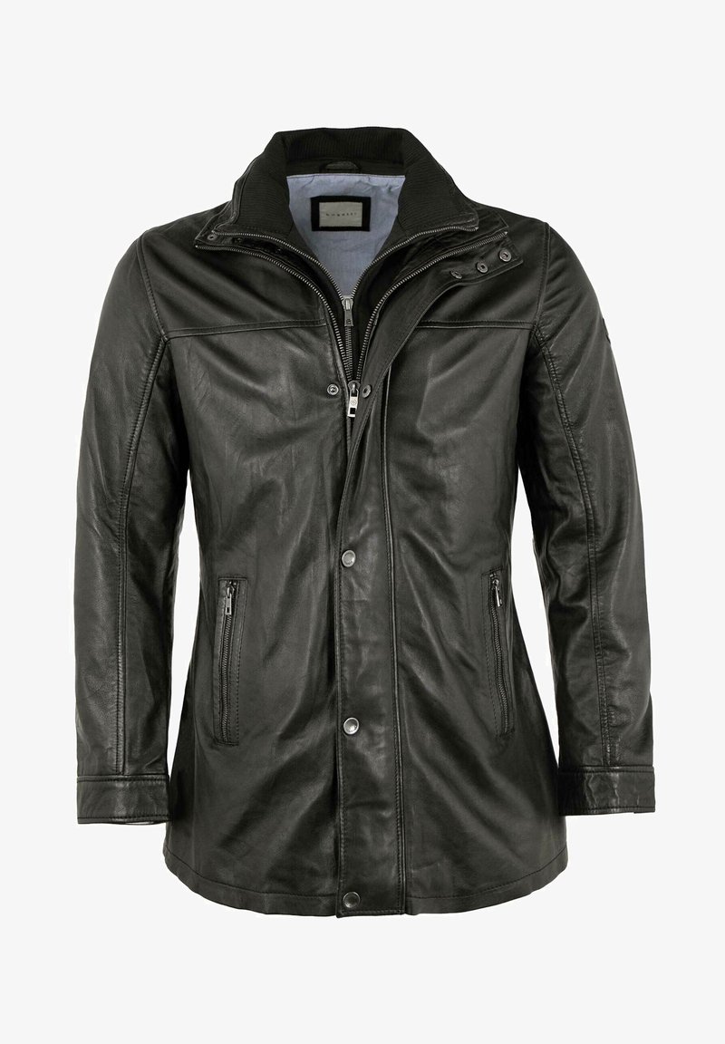 bugatti Lederjacke - schwarz