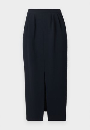 SKIRT - Maxisukňa - navy blue