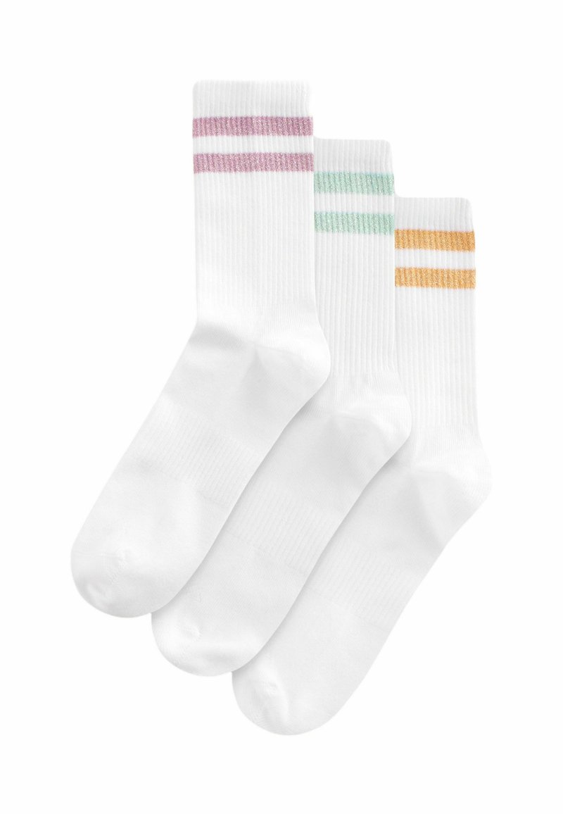 Next ARCH SUPPORT 3 PACK- REGULAR FIT - Zoknik - white pastel sparkle