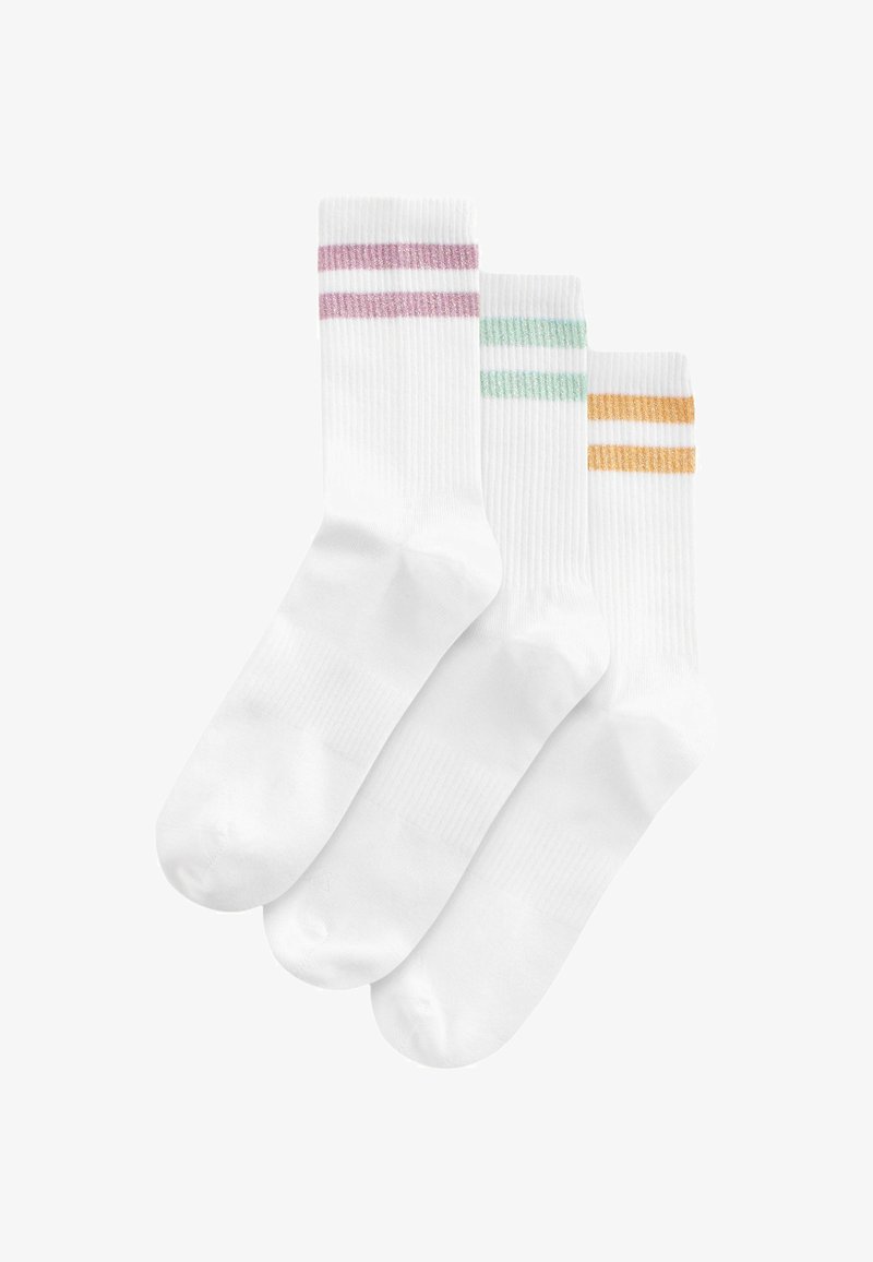 Next ARCH SUPPORT 3 PACK- REGULAR FIT - Zoknik - white pastel sparkle