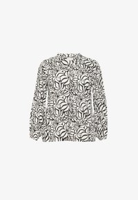 Kijelölve, black white leaf print