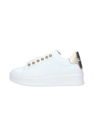 PARIS SCARPE SNEAKERS ADDICT STRASS - Sneakers basse - white/gold