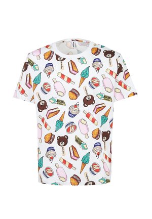 MOSCHINO, ICE CREAM - T-shirt con stampa - bianco