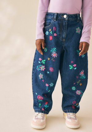 Next, REGULAR FIT - BARREL JEANS - Džínsy voľného strihu - floral embroidery