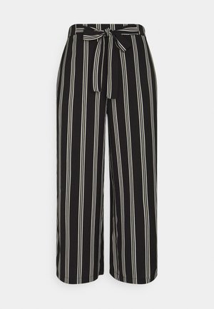 PCKELLIE CULOTTE ANKLE PANT - Pantalones - black