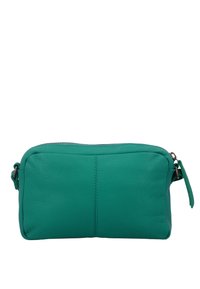 Gusti Leder DOMINIC - Umhängetasche - blaugrün