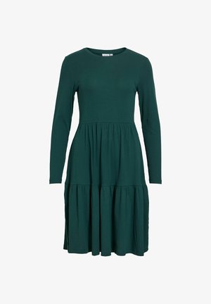 VILA, SHORT DRESS VIHOLLIE LONG SLEEVED - Robe pull - ponderosa pine