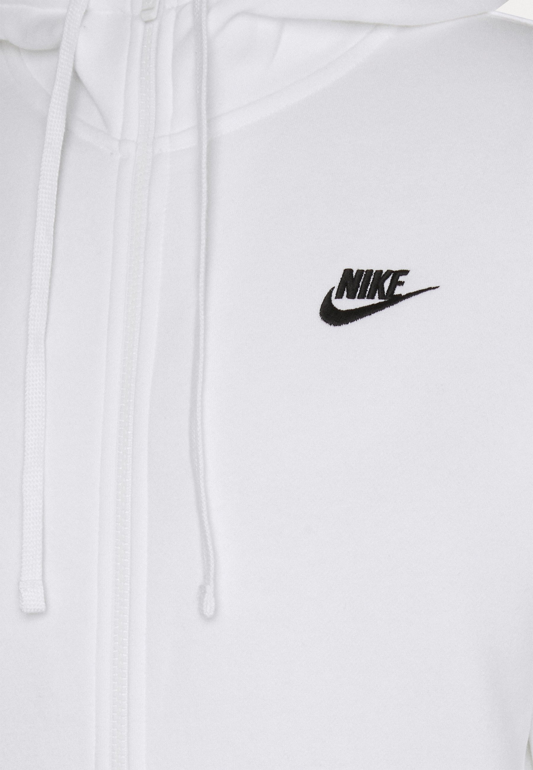 nike sportswear quarter zip moletom com capuz white
