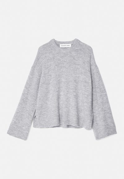 DESIGNERS REMIX VERONA SLIT - Striktrøje - light grey