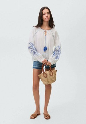 Mango Kids BAJO - Denimové šortky - blue