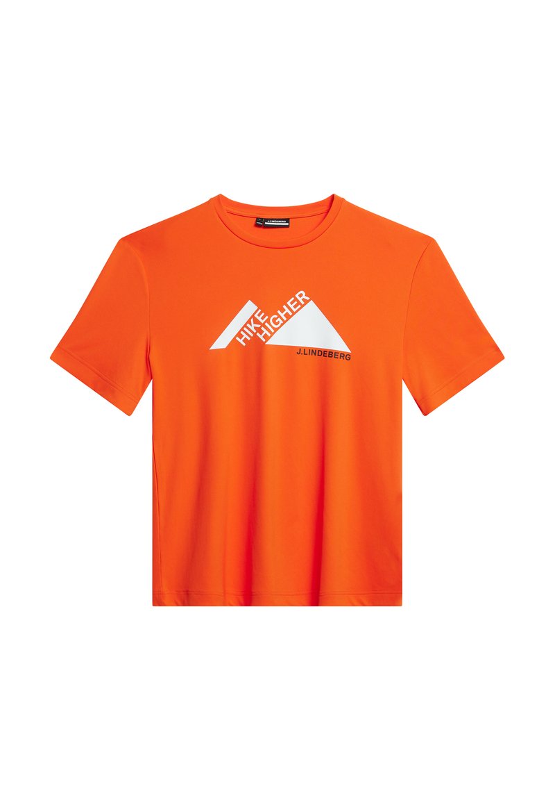 J.LINDEBERG Sports T-shirt print oranje