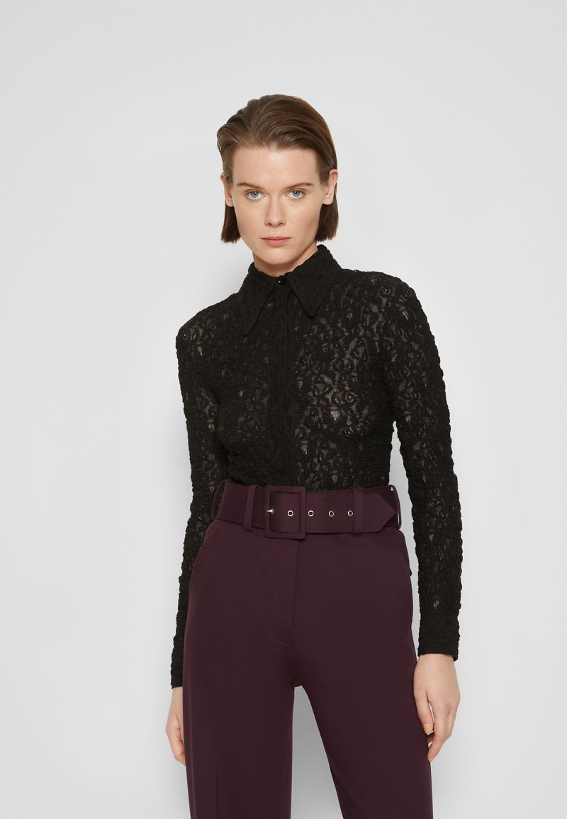 Damen Bekleidung | Victoria Beckham FITTED 70S SHIRT Hemdbluse black/schwarz - PM95836 Damen Bekleidung | Victoria Beckham FITTED 70S SHIRT Hemdbluse black/schwarz - PM95836