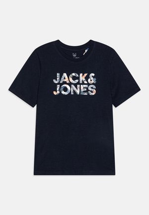 JJEBRYAN CORP LOGO TEE O NECK - Potiskana majica - sky captain
