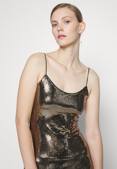 Alice + Olivia NELLE MINI  - Kokteilikleit/peokleit - gold