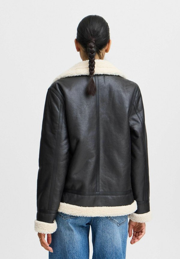 BYASANNE BIKER - Faux leather jacket3