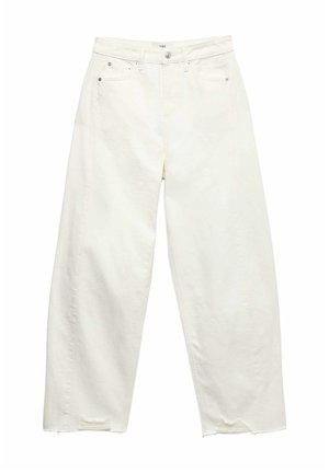 Marks & Spencer, BARREL LEG - Vaqueros baggy - soft white