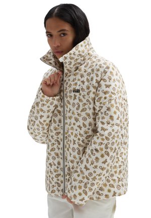 Vans FOUNDRY PRINT PUFF MTE - Giacca da mezza stagione - marshmallow sepia