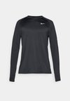 STRIDE - Longsleeve - black/reflective silver-coloured