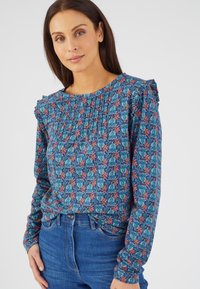 Damart FANTAISIE  - Maglietta a manica lunga - bleu fleuri