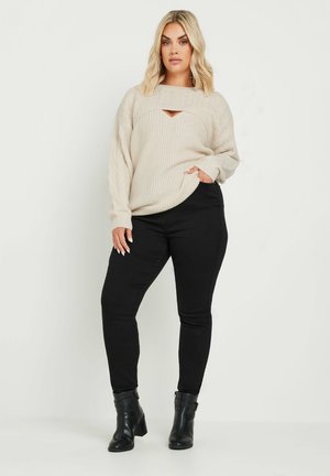 Yours Clothing STRETCH AVA - Jeans Skinny Fit - dark grey