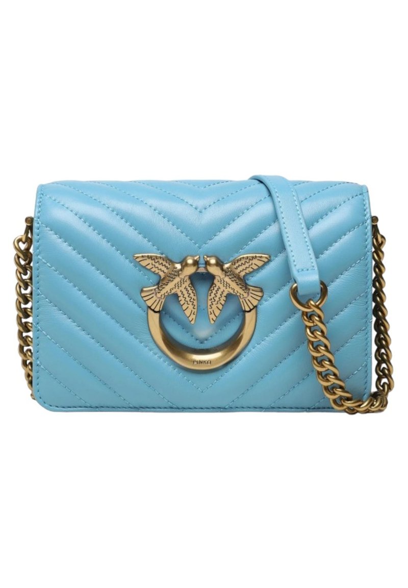 Pinko LOVE CLICK MINI - Borsa a tracolla - azzurro