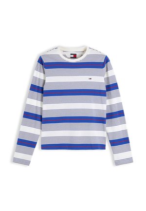 Tommy Jeans, TJW REG ESS JERSEY LS TEE EXT - Блуза с дълги ръкави - off white/noble blue