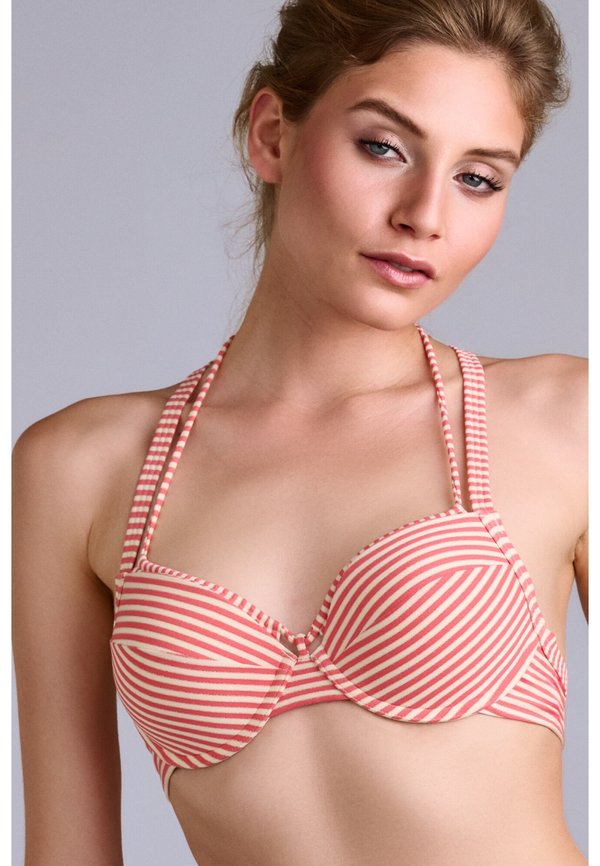 HOLI VINTAGE - Bikini-Top - rose and golden lurex