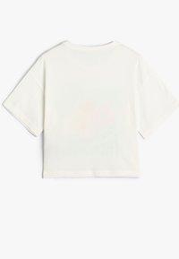 Koton SHORT SLEEVE CREW NECK FLOWER  - Printtipaita - beige