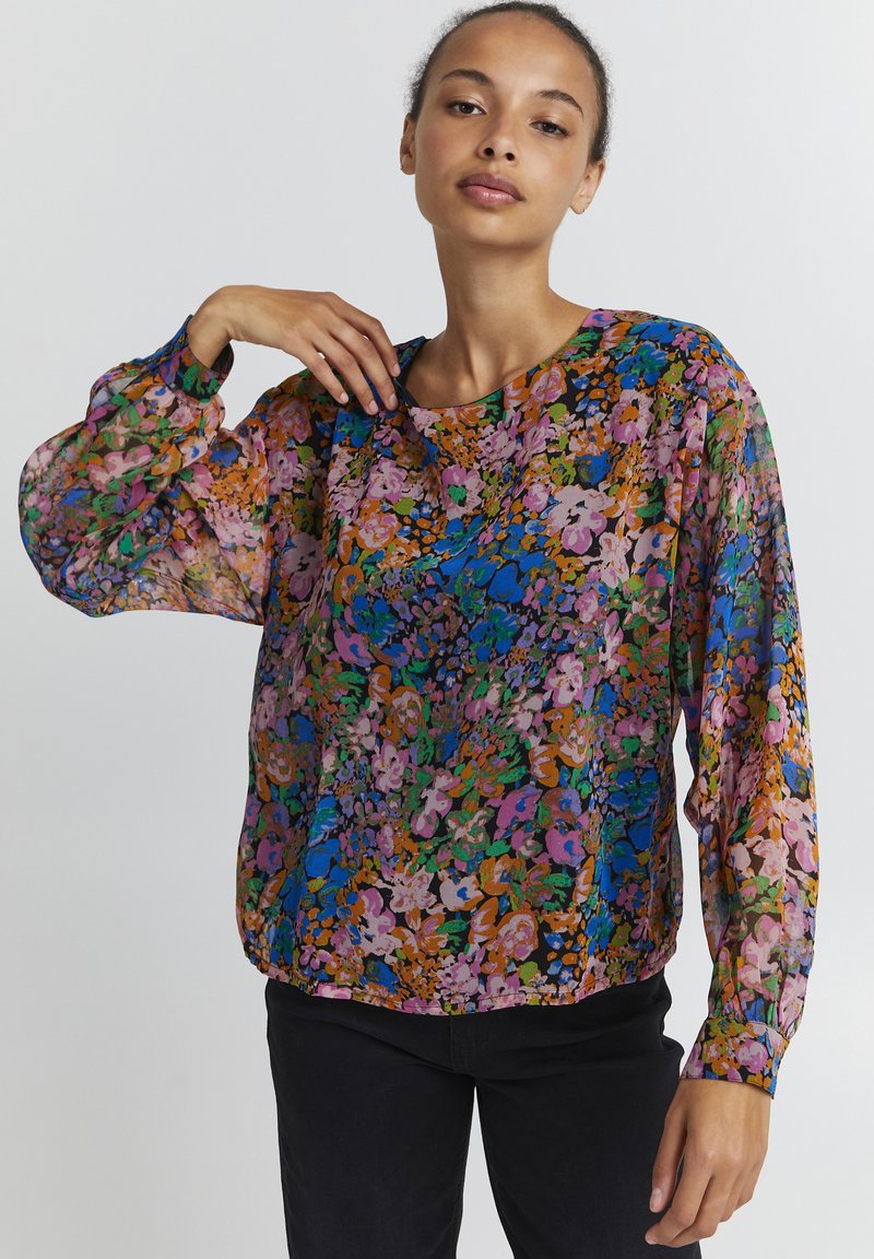 ICHI - IHCHIFFY - Blouse - pink multi flower, Vergroten