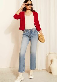 Friends Like These V NECK REGULAR - Kardigán - red